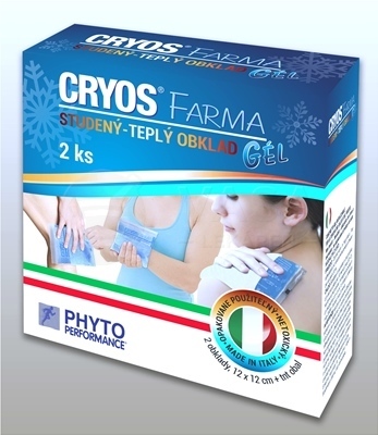 Cryos Farma Gélové vankúšiky – studený alebo teplý obklad (12 x 12 cm)