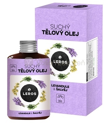 Leros Levanduľa &amp; Šalvia Suchý telový olej