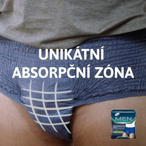 Tena Men Pants Plus Blue L/XL Pánska inkontinenčná spodná bielizeň