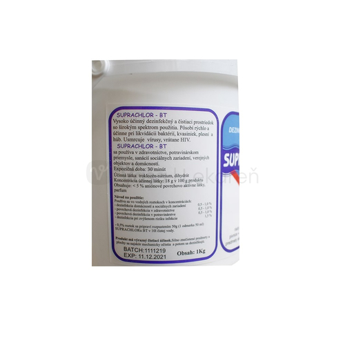 Suprachlor BT Dezinfekčný prostriedok