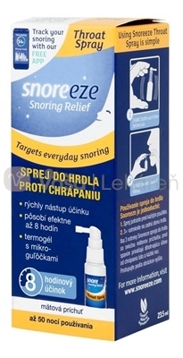 Snoreeze Sprej do hrdla proti chrápaniu s mätovou príchuťou