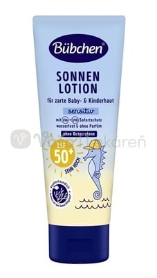 Bubchen Baby &amp; Kinder Mlieko na opaľovanie pre deti Sensitiv SPF50+