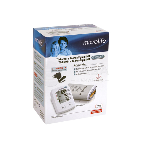 Microlife BP A2 Classic Accurate Digitálny automatický tlakomer na rameno (Set)