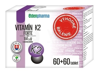 EDENPharma Vitamín K2 Forte (Výhodné balenie)