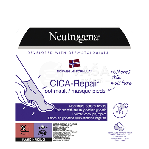 Neutrogena Cica-Repair Maska na chodidlá