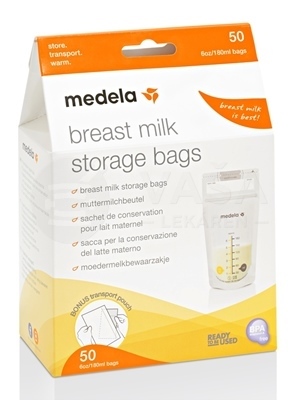Medela Vrecká na skladovanie materského mlieka (180 ml)