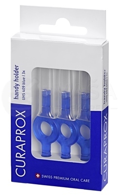 Curaprox UHS 409 Handy Holder Držiak na medzizubné kefky (modrý)