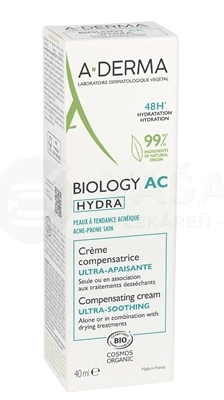 A-DERMA Biology AC Hydra Kompenzačný krém proti nedokonalostiam pleti