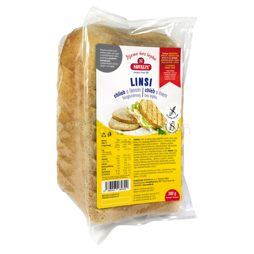 Linsi Bezgluténový chlieb s ľanom