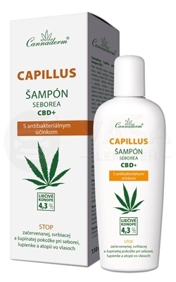 Cannaderm Capillus Šampón Seborea CBD+