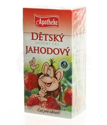 Apotheke Detský ovocný čaj Jahodový (od ukončeného 9. mesiaca)