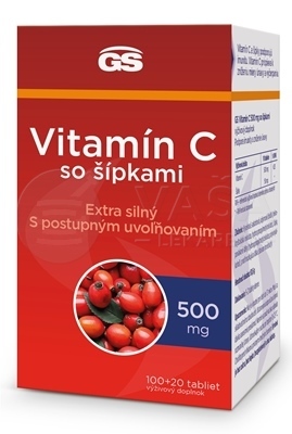 GS Vitamín C 500 mg so šípkami