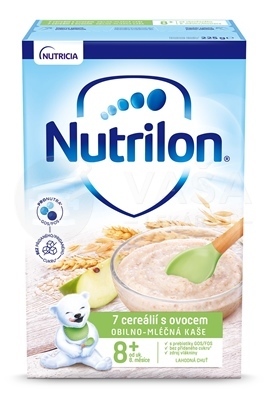 Nutrilon Obilno-mliečna kaša 7 cereálií s ovocím (od ukončeného 8. mesiaca)