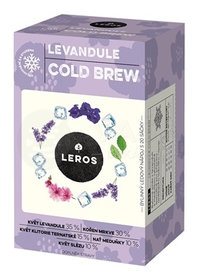 Leros Cold Brew Levanduľa Bylinná zmes na prípravu ľadového nápoja