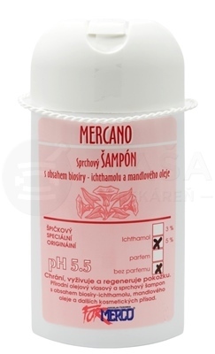 Mercano 5% Vlasový a sprchový šampón