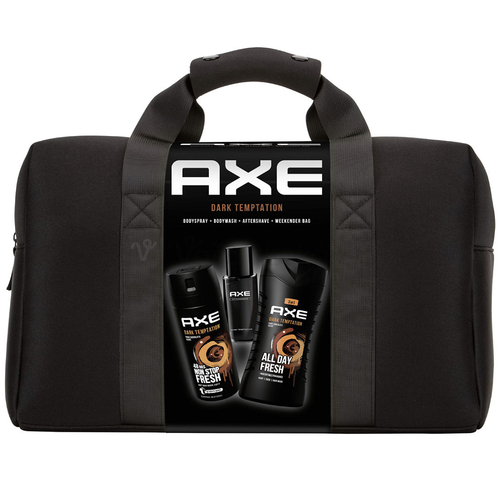 Axe Dark Temptation (Pánska darčeková kozmetická sada vo víkendovej taške)
