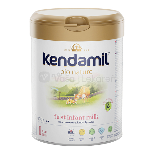 Kendamil BIO Nature 1 Počiatočná dojčenská mliečna výživa (od narodenia)
