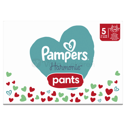 Pampers Harmonie Magic Paper Pants 5 Detské plienkové nohavičky (12-17 kg)