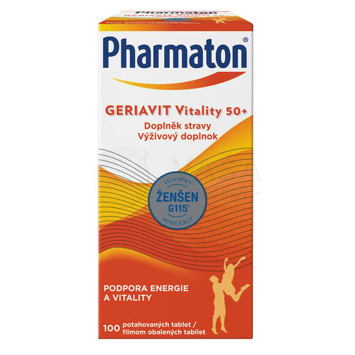 Pharmaton Geriavit Vitality 50+