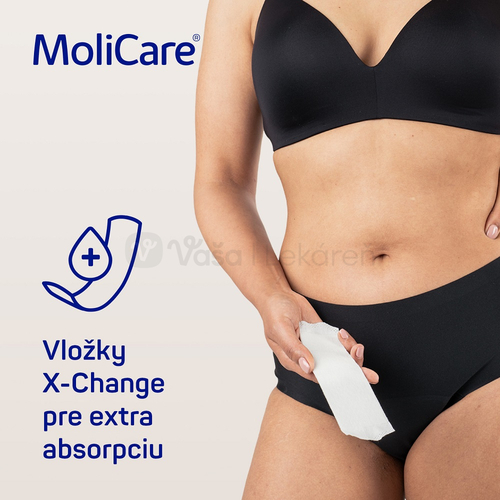 MoliCare Lady M Absorpčná prateľná spodná bielizeň pre ženy + X-Change vložka