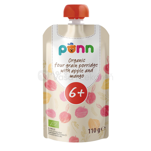 Salvest Ponn BIO Cereálna kaša Mango a Jablko (od ukončeného 6. mesiaca)
