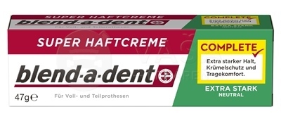 Blend-A-Dent Complete Super fixačný krém na zubné protézy (neutral)