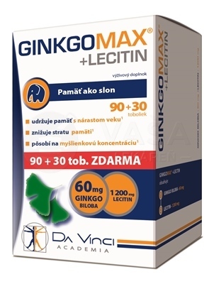 Ginkgo Max.lecitin da Vinci 90+30tob Zadarmo xxx