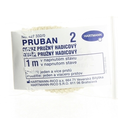 Pruban Sieťový hadicový obväz, veľ.2, jeden a viac prstov (1,5 cm x 1 m)