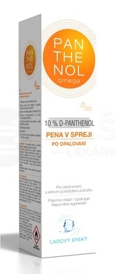 Omega Panthenol 10% pena v spreji po opaľovaní