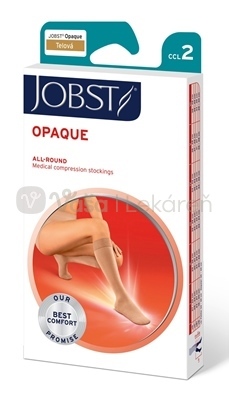 JOBST Opaque Kompresívne lýtkové pančuchy, II.KT, so zatvorenou špičkou, telové, veľ. IV