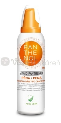 Omega Panthenol 9% Aloe vera Chladivá pena po opaľovaní