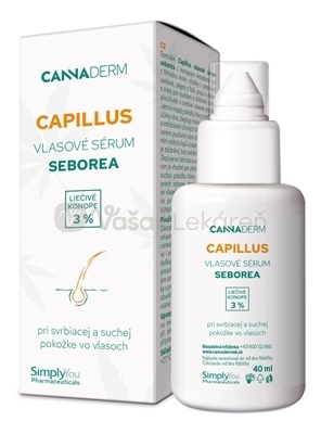 Cannaderm Capillus Vlasové sérum Seborea