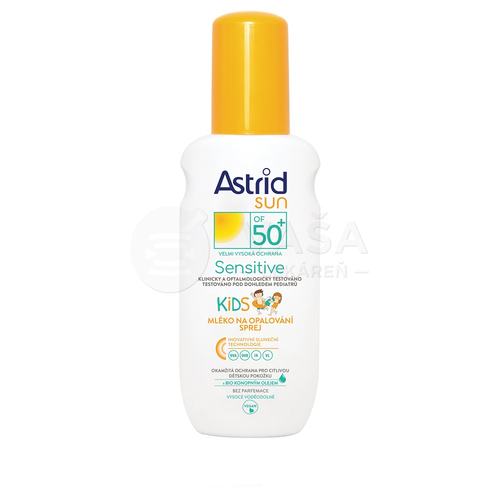 Astrid Sun Sensitive detské mlieko na opaľovanie na citlivú pokožku SPF50+