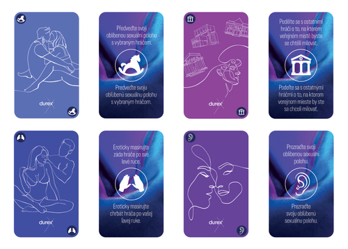 Karty pre dospleých Durex