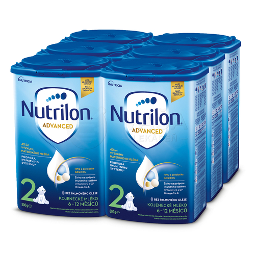 Nutrilon Advanced 2 Následná mliečna dojčenská výživa (od ukončeného 6. mesiaca) MULTIPACK