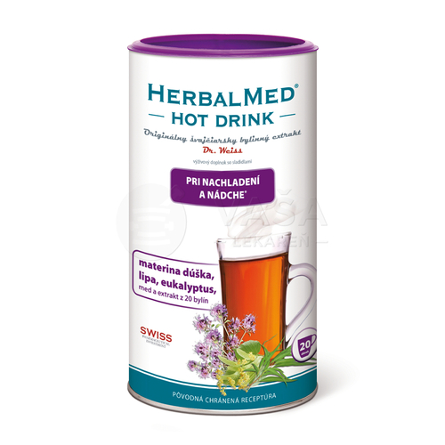 Dr. Weiss Herbalmed Hot Drink Pri nachladnutí a nádche (materina dúška, lipa, eukalyptus)