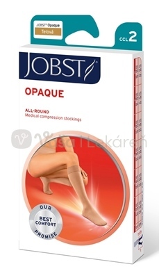 JOBST Opaque Kompresívne lýtkové pančuchy, II.KT, s otvorenou špičkou, telové, veľ. IV