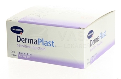 DermaPlast Injection Sensitive Náplasť na miesta po injekcii alebo odbere krvi (40 x 16 mm)