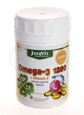 JutaVit Omega-3 1200 mg + vitamín E