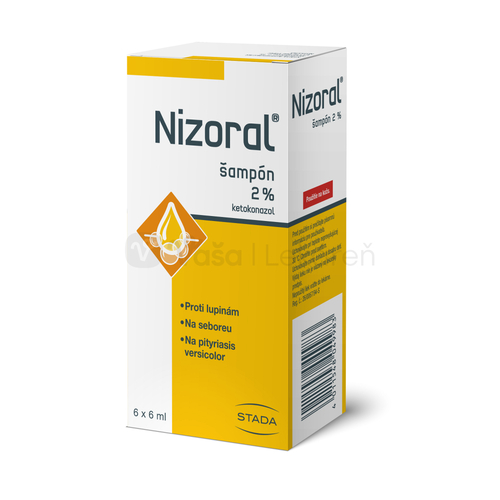 Nizoral Šampón 2% proti lupinám