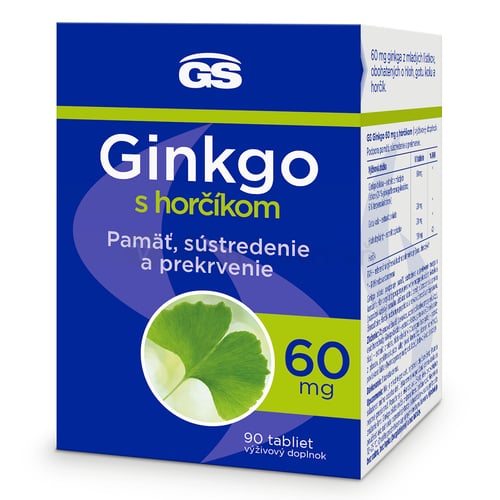 GS Ginkgo 60 mg s horčíkom