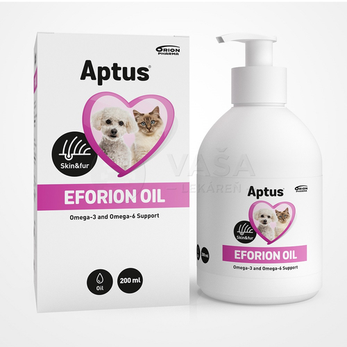 Aptus Eforion Olej pre zdravú kožu a lesklú srsť psov a mačiek