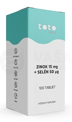 TOTO Zinok 15 mg + Selén 50 mcg