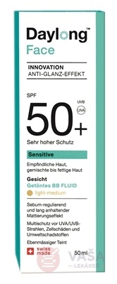 Daylong Face Sensitive tónovaný BB fluid SPF50+