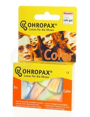 Ohropax Color Ušné vložky v plastovom obale