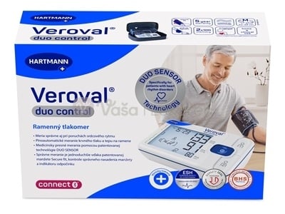 Veroval Duo Control Connect Medium Ramenný digitálny tlakomer s manžetou M (22 - 32 cm)