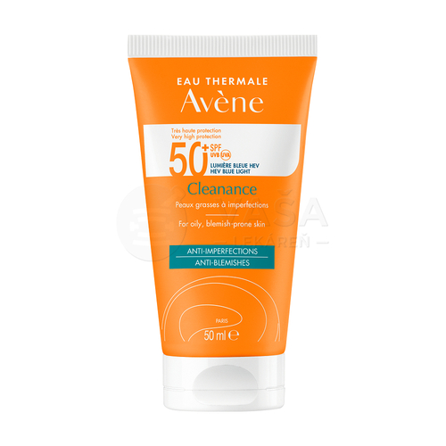 Avene Cleanance fluid na opaľovanie na citlivú pleť so sklonom k akné SPF50+