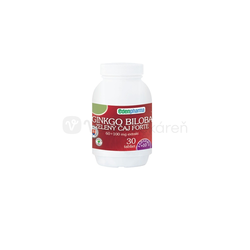 EDENPharma Ginkgo Biloba + Zelený čaj Forte