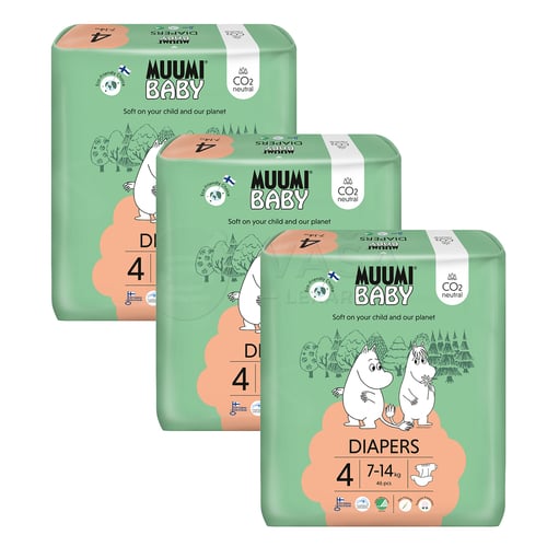 Muumi Baby 4 Maxi Detské EKO plienky (7-14 kg)