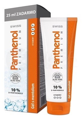 Swiss Panthenol 10% Premium hydratačný gél s mentolom